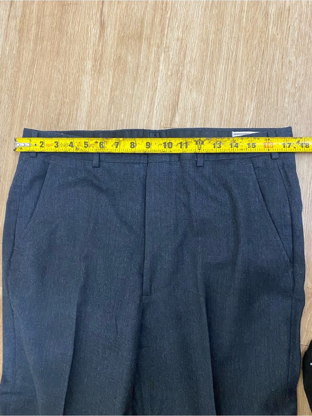 Vintage Majer slacks 100% wool Tailored Dress Pants in Charcoal Gray - Picture 6 of 7
